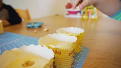 親子烘焙 低糖核桃香蕉紙杯Cup Cake