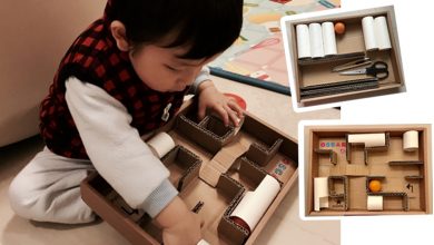 舊紙盒DIY：訓練專注力！自製益智迷宮遊戲盒