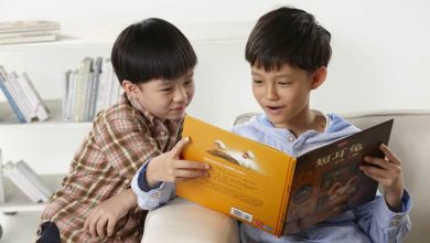 觀察孩子閱讀的漫畫