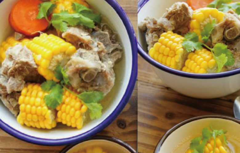 超簡單的三分鐘上桌湯料理：玉米排骨湯