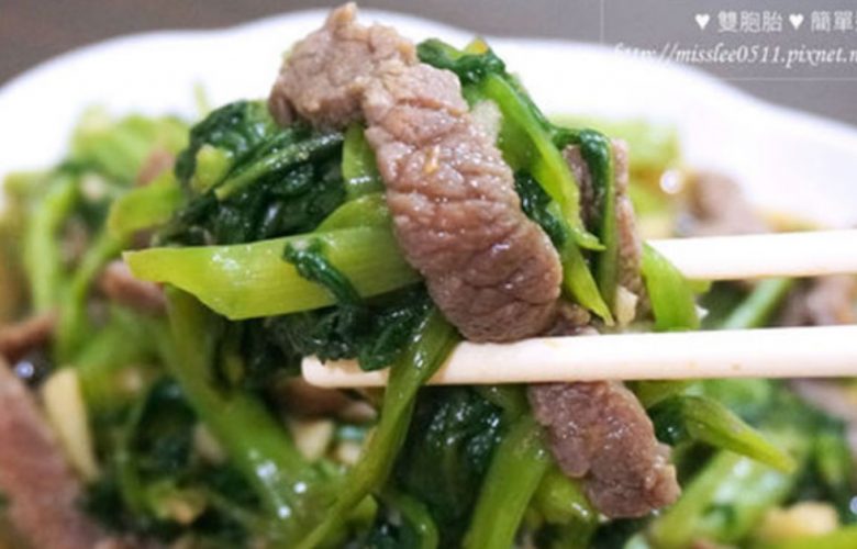 【愛的廚房】空心菜炒牛肉食譜，又一道超下飯料理！