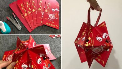 過年紅包袋回收使用，親子創意DIY「紅包袋」小燈籠